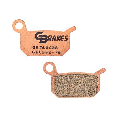 GBRAKES Part GB0552-76 Sintered Brake Pads for Motorcycles – Front and Rear Replacement and Performance Upgrade