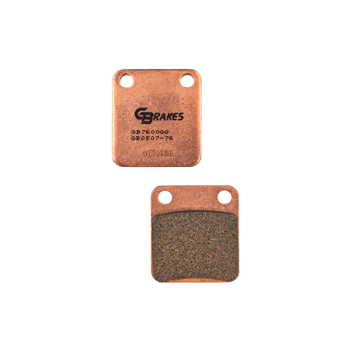 GBRAKES Sintered Brake Pads (Part Number GB0507-76) for Motorcycle Front and Rear