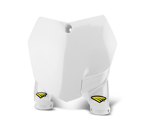 Cycra Stadium Number Plate White with Injection-Molded Plastic for Motocross and Off-Road Bikes - Part #1CYC-0802-42