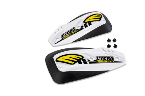 CYCRA ReplacementDX Hand Shields Rebound White - Part Number 1CYC-1027-42