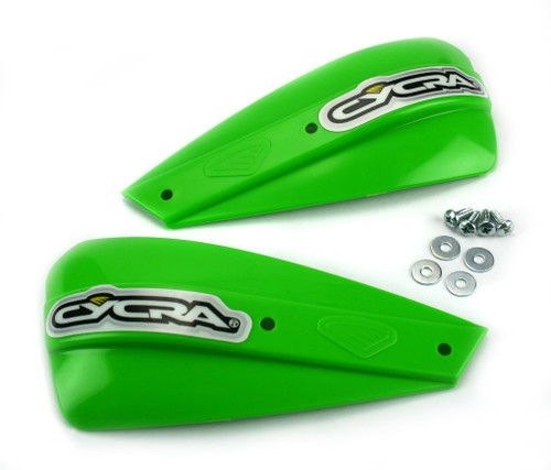 CYCRA Low Profile Replacement Handshields in Green - Part Number 1CYC-1115-72