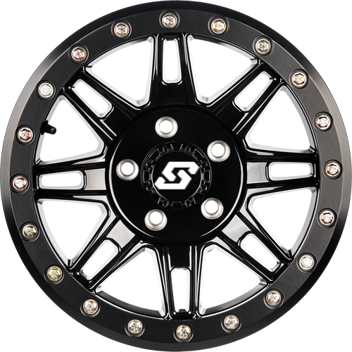 Sedona Clutch Beadlock Wheel 14x7 Inch for ATV/UTV - Black