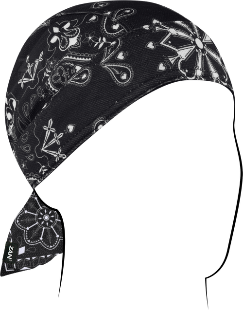 ZAN Flydanna Poly Micromesh Black ZM001 - Comfortable and Breathable Headwear