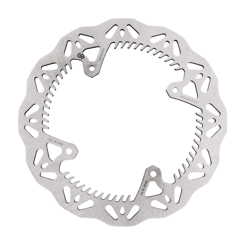 GBRAKES GBD9025X Standard Size Rear Wave Rotor with CRYO-TECH Technology