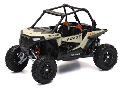 NEW-RAY 1:18 Scale Polaris RZR XP 1000 UTV Model in Sand Metallic Finish