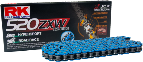 RK EXCEL BB520ZXW-120 Drive Chain for High-Performance Racing and Street Use