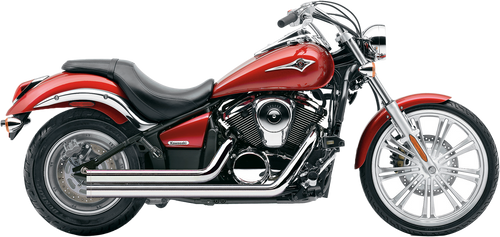 Cobra Speedster Shorts II F/S Chrome Exhaust for Kawasaki Vn900 (2006-2019) – Part Number 4718T