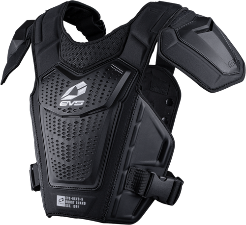 EVS Revo 5 Roost Deflector Black/White Large/Extra Large (Part No. RV5-BK/WH-L/XL)