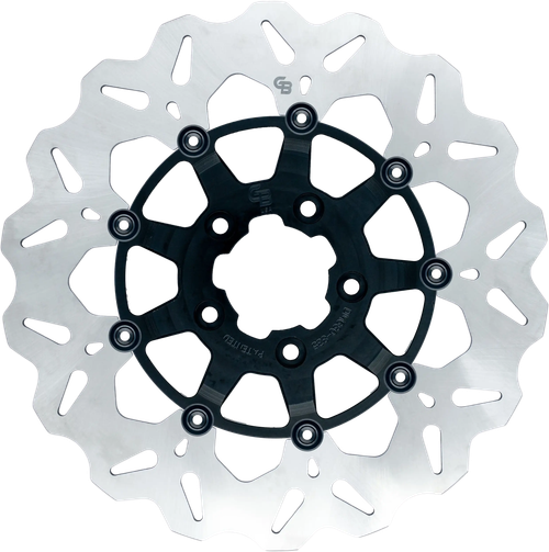 GBRAKES GBDU004 11.8-Inch Floating Wave Rear Brake Rotor