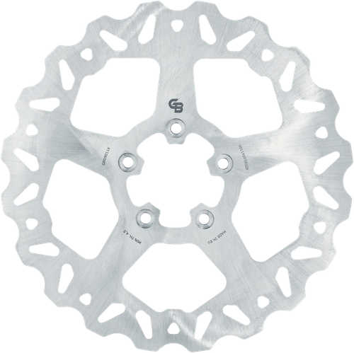 GBRAKES GBD9011X 11.5-Inch Solid Wave Front Brake Rotor