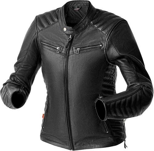 RST Women's Roadster Air D3o Black Leather Jacket - Size 2XL