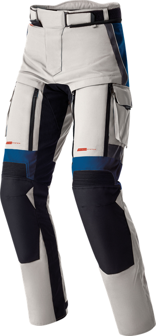 RST Ps Adventure D3O Pants Silver/Blue Textile Motorcycle Pants