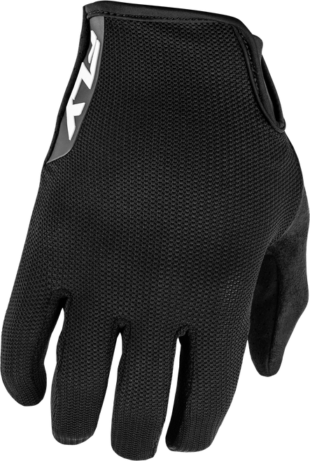 Fly Racing Mesh Gloves Black Large - Comfortable Breathable Motorcycle Gloves