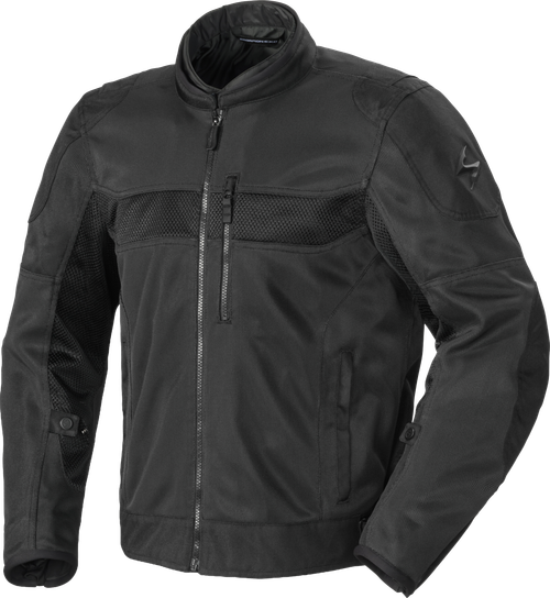 Scorpion EXO Vortex Air II Motorcycle Jacket Black Medium – Breathable, Impact-Resistant Riding Gear