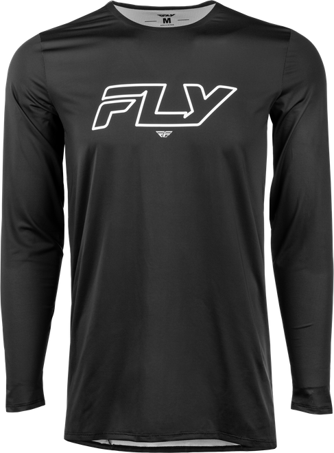 FLY MTB Enduro Long Sleeve Jersey Black/White Large