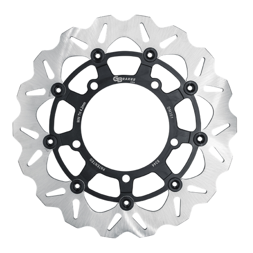 GBRAKES GBDU038 Wave Rotor Front for Enhanced Braking Performance