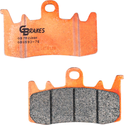 GBRAKES Sintered Ceramic Brake Pads - Part Number GB0593-75