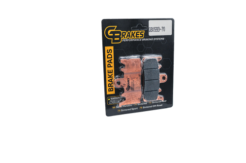 GBRAKES Sintered Brake Pads GB0593-70 for Enhanced Stopping Power