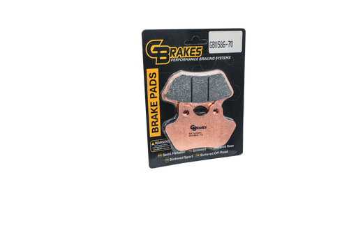 GBRAKES GB0586-70 Sintered Brake Pads for Front and Rear Applications