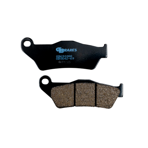 GBRAKES GB0542-69 Semi Metallic Brake Pads for Enhanced Stopping Power