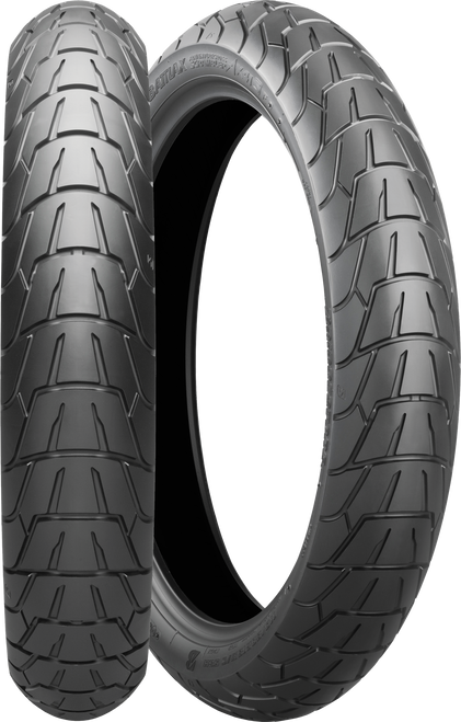 Bridgestone Battlax Adventurecross AX41S Front Tire 120/70R17 58H Tubeless for Adventure and Scrambler Bikes