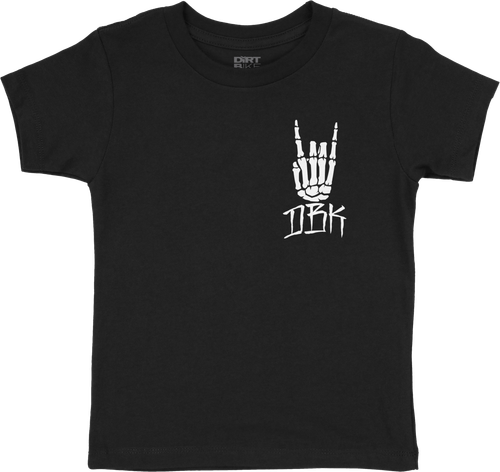 DBK Training Wheels Toddler Tee Black 2T