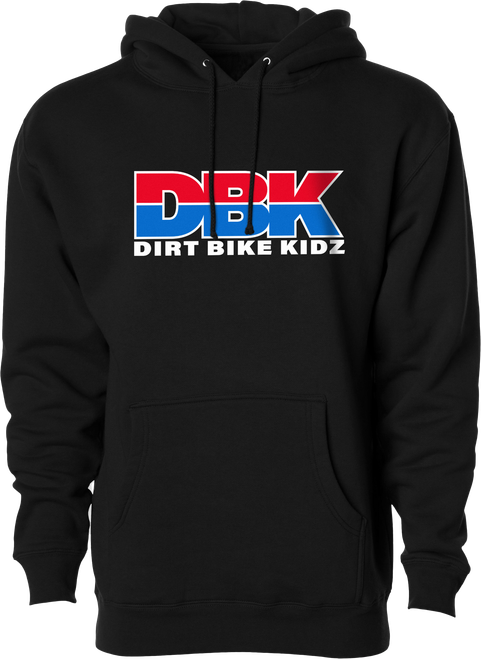 DBK Ride Hoodie for Youth in Black - Size 4X, Comfortable Cotton-Poly Blend