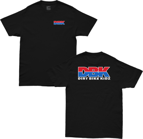 DBK Ride Youth Tee Black XL - 100% Cotton T-Shirt for Kids and Adults