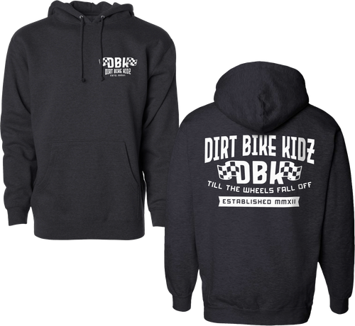 DBK Till The End Youth Hoodie Charcoal YS - Comfortable and Stylish Youth Sweatshirt