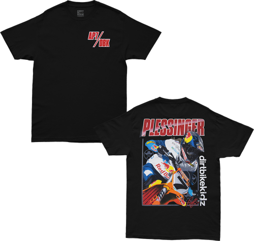 DBK Ap7 Holeshot Tee Black Small - 100% Cotton, 6oz