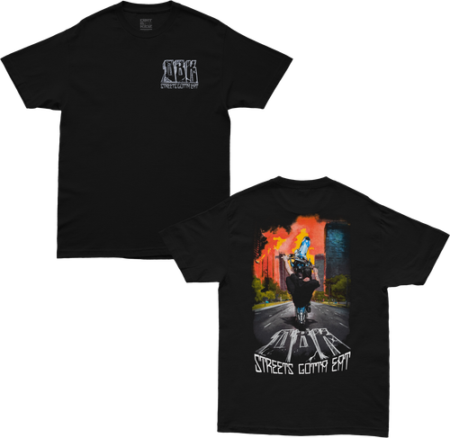 DBK Streets Gotta Eat Tee Black Small - 6oz 100% Cotton Standard T-Shirt