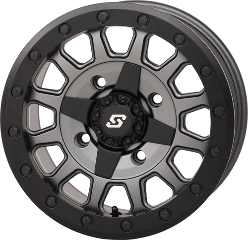 Sedona Adapt DD Wheel 14x7 Matte Gunmetal Gray for ATV/UTV – 4/137 & 4/156 Bolt Patterns