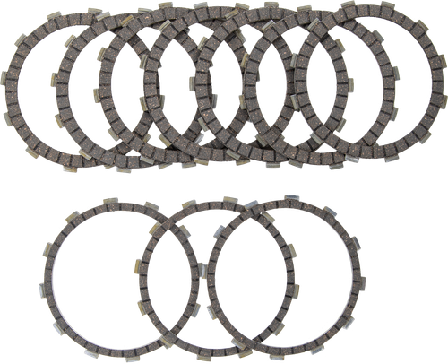 HardDrive HD7007 Organic Clutch Friction Plates Set for Motorcycles