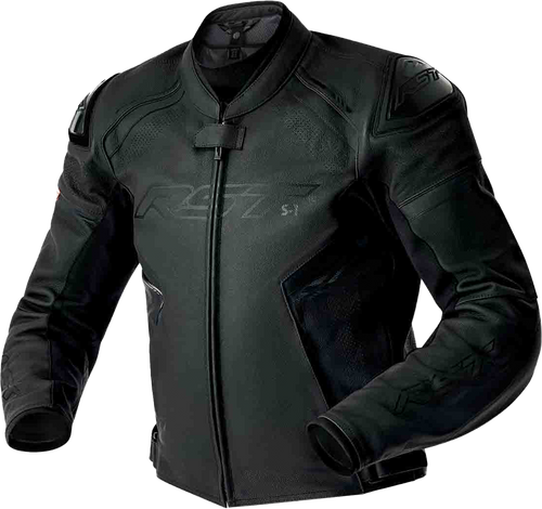 RST Women's S1 D3o Leather Jacket Black/White Size XS