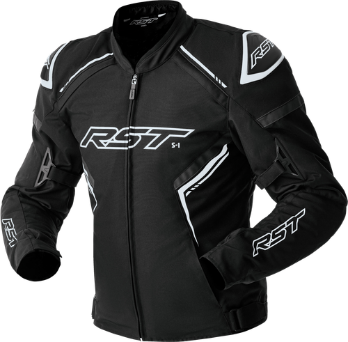 RST S1 D3o Textile Jacket White and Black, Size 2X