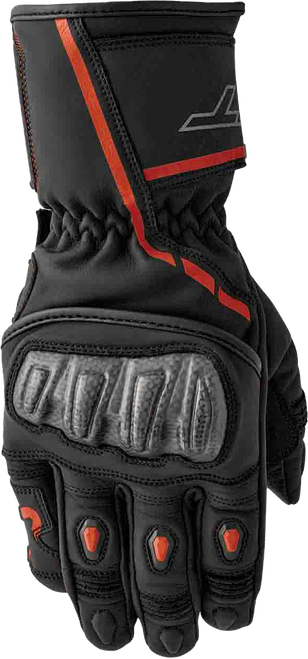 RST S1 Leather Gloves Men’s and Ladies’ Fit with Carbon Knuckle and TPR Finger Protection
