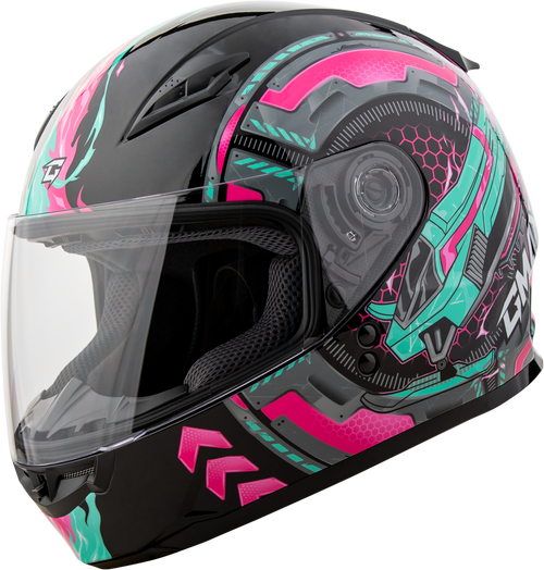 GMAX GM-49Y Kids Motorcycle Helmet with Adjustable Interior Fit and Ventilation System