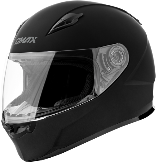 GMAX FF-49 Solid Matte Black Helmet with COOLMAX® Interior and UV400 Shield