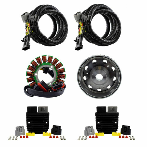 RM STATOR RMS900-106872 Stator with Voltage Regulators and Flywheel for Marine and Powersports Engines