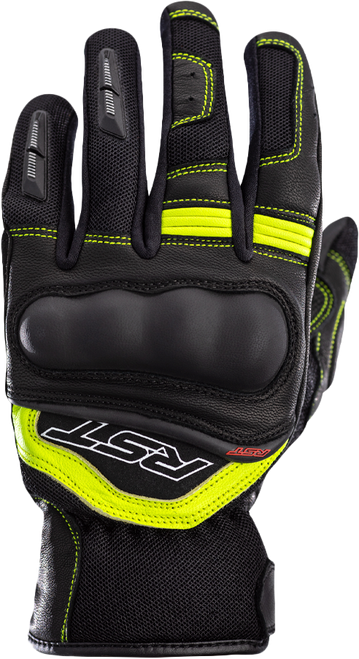 RST Urban Air 3 Mesh CE Gloves Black and Fluorescent Yellow Small
