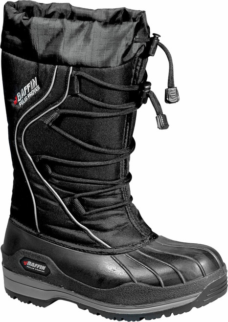 BAFFIN Women's Ice Field Boots Black 08 – Extreme Cold Weather Snow Boots with Arctic Series Insulation