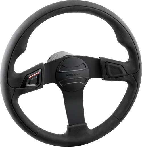KOSO Heated Steering Wheel AY001000 for UTVs with Temperature Control