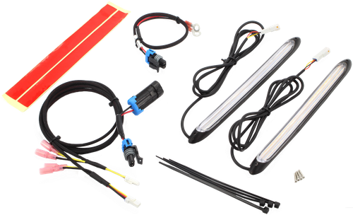 XTC Power Products Sequential LED Strip 9.25" Turn Signal Lights - Amber & White Dual-Color Upgrade