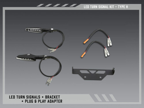 Yoshimura Fe V2 Standard LED Turn Signal Kit for Motorcycles - Part Number 075BG-STD-H-K