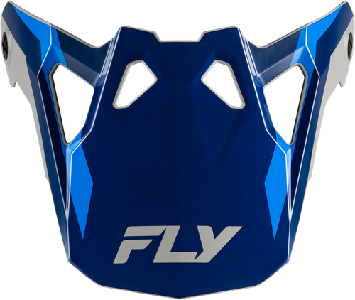 Fly Racing Formula CP Seal Visor Navy/Blue/Grey XL - Enhanced Motorcycle Helmet Shield