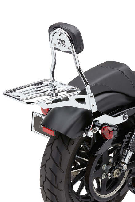 Cobra 602-3501B Removable Luggage Rack for Harley Davidson 2002-2011