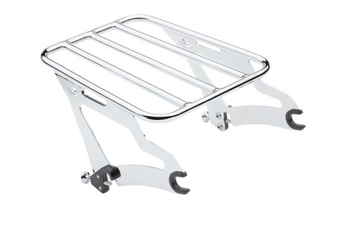 Cobra Detachable Luggage Rack for FLH/Flt 09-25 - Chrome Finish, Part Number 602-2500