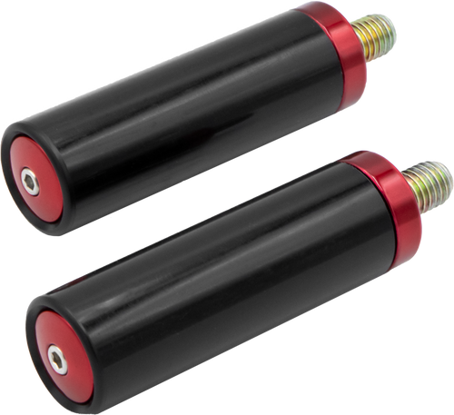Santoro FabWorx SF80016 Frame Mount Slider Chacho Red for Enhanced Motorcycle Protection