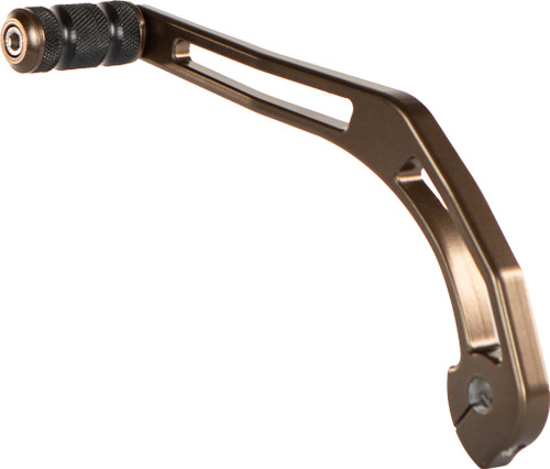Santoro Fabworx Cool Guy Shifter for Softail with Mid Controls - Bronze (Part SF30057)