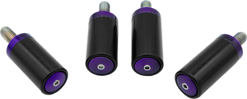 SANTORO FABWORX SF70015E Replacement Sliders for Crash Bar – Purple Flh/Flt